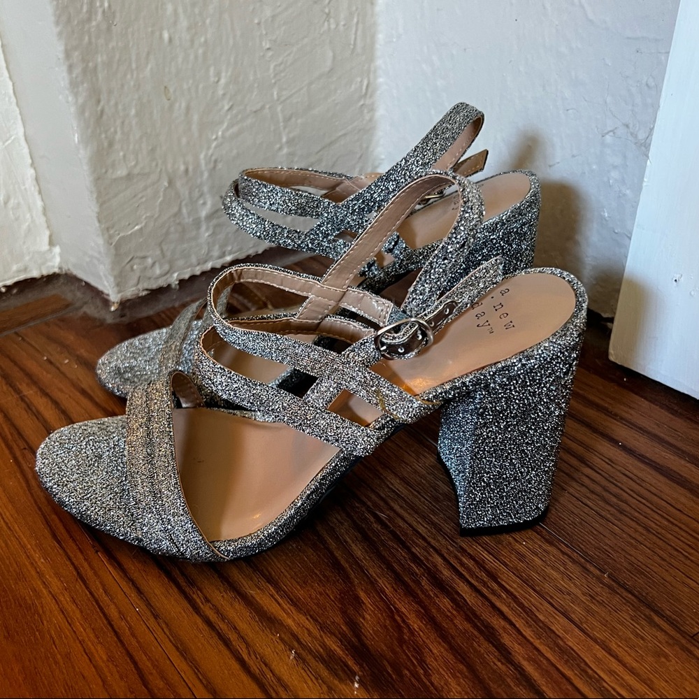 Sequin heels